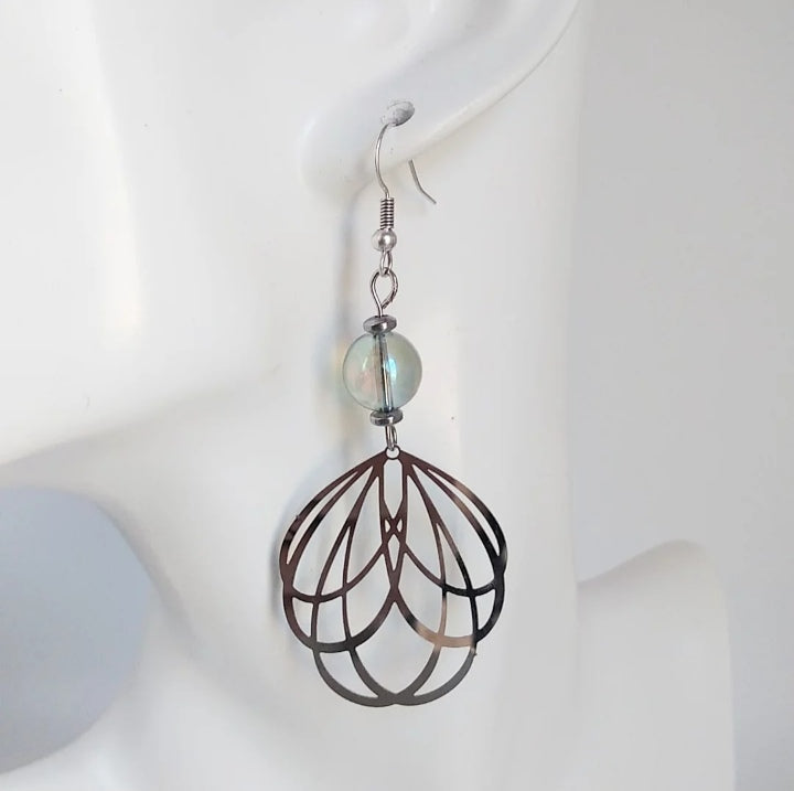 Boucles d'oreilles en pierres naturelles - Aqua Aura