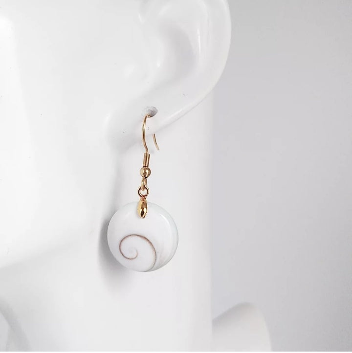 Boucles d'oreilles en pierres naturelles - Oeil de Sainte Lucie