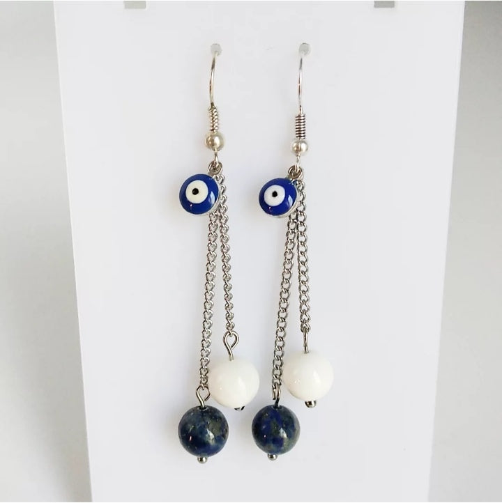 Boucles d'oreilles Protection - Sérénité - Intuition