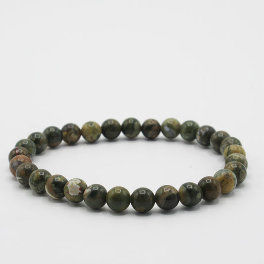 Bracelet Rhyolite Femme/Homme en pierres naturelles - 6 mm  https://monjolicaillou.fr/products/bracelet-rhyolite-femme-homme-en-pierres-naturelles-6-mm