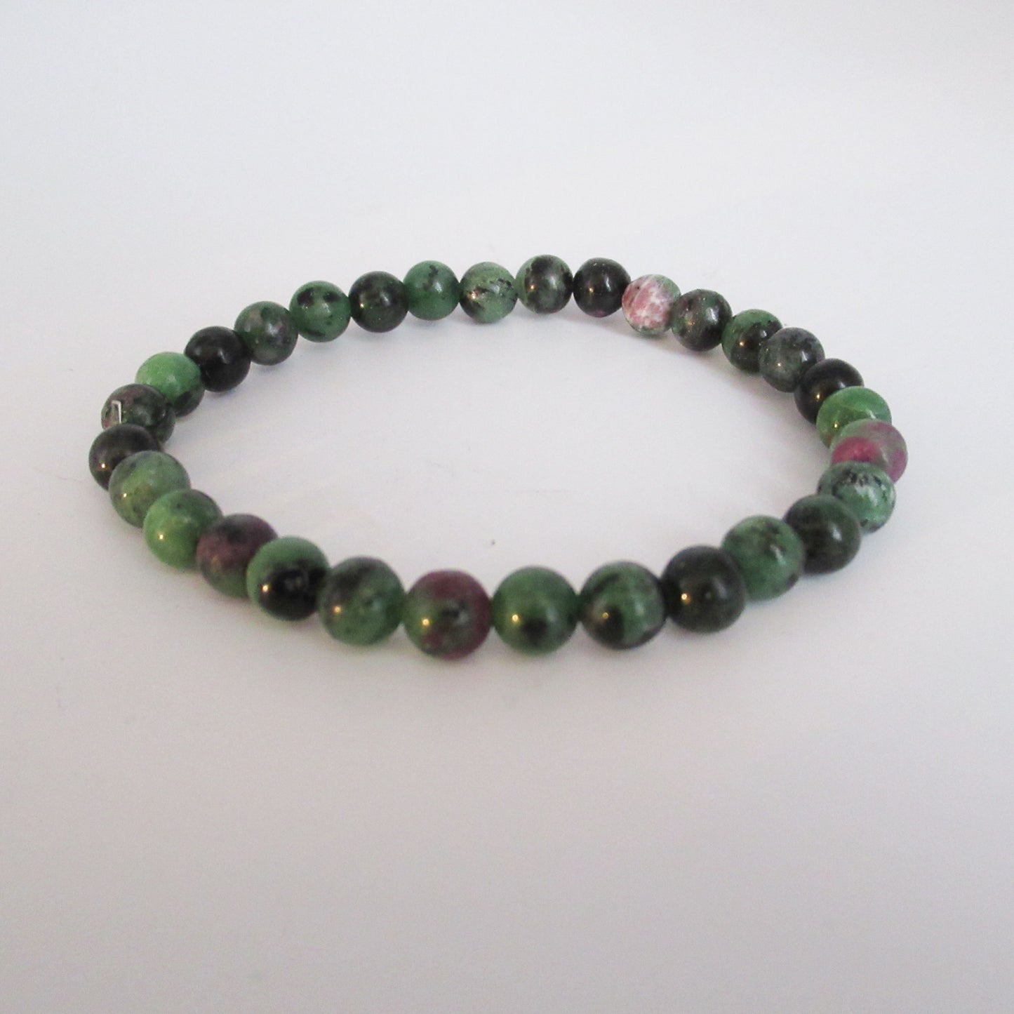 Bracelet - Rubis sur zoïsite Femme/Homme en pierres naturelles