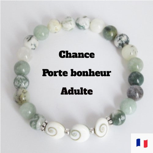 Bracelet chance porte bonheur Femme/Homme en pierres naturelles Découvrez notre bracelet chance porte-bonheur en pierres naturelles pour homme ou femme. Fabriqué à partir de quatre pierres naturelles rares et synergiques, ce bracelet est le compagnon idéal pour retrouver la chance dans la vie quotidienne. Que vous soyez un homme ou une femme, notre bracelet chanceux en pierres naturelles
