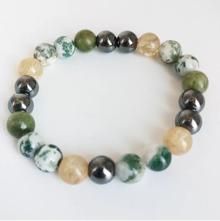 Bracelet diabète pour diabétique Femme/Homme en pierres naturelles