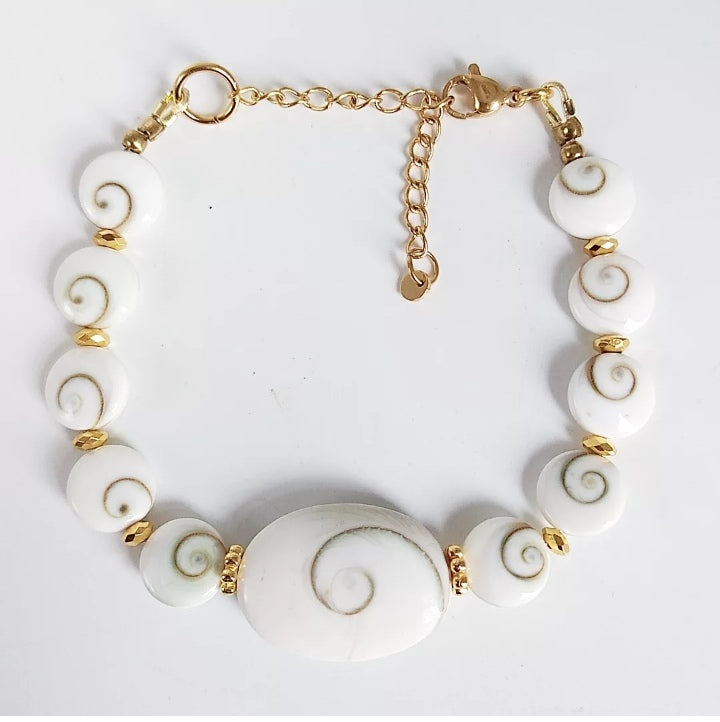 Bracelet - Oeil de Sainte Lucie - Ajustable Femme en pierres naturelles