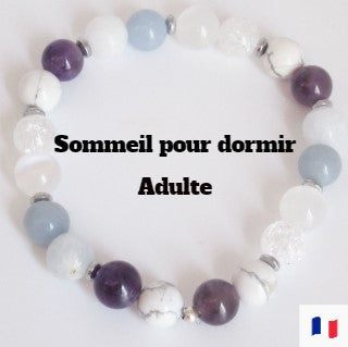 Bracelet sommeil pour dormir femme/homme en pierres naturelles
