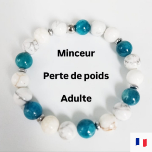 Bracelet minceur amincissant coupe faim pour perdre du poids Femme/Homme en pierres naturelles