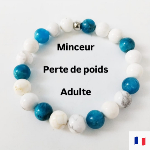 Bracelet minceur amincissant coupe faim pour perdre du poids Femme/Homme en pierres naturelles