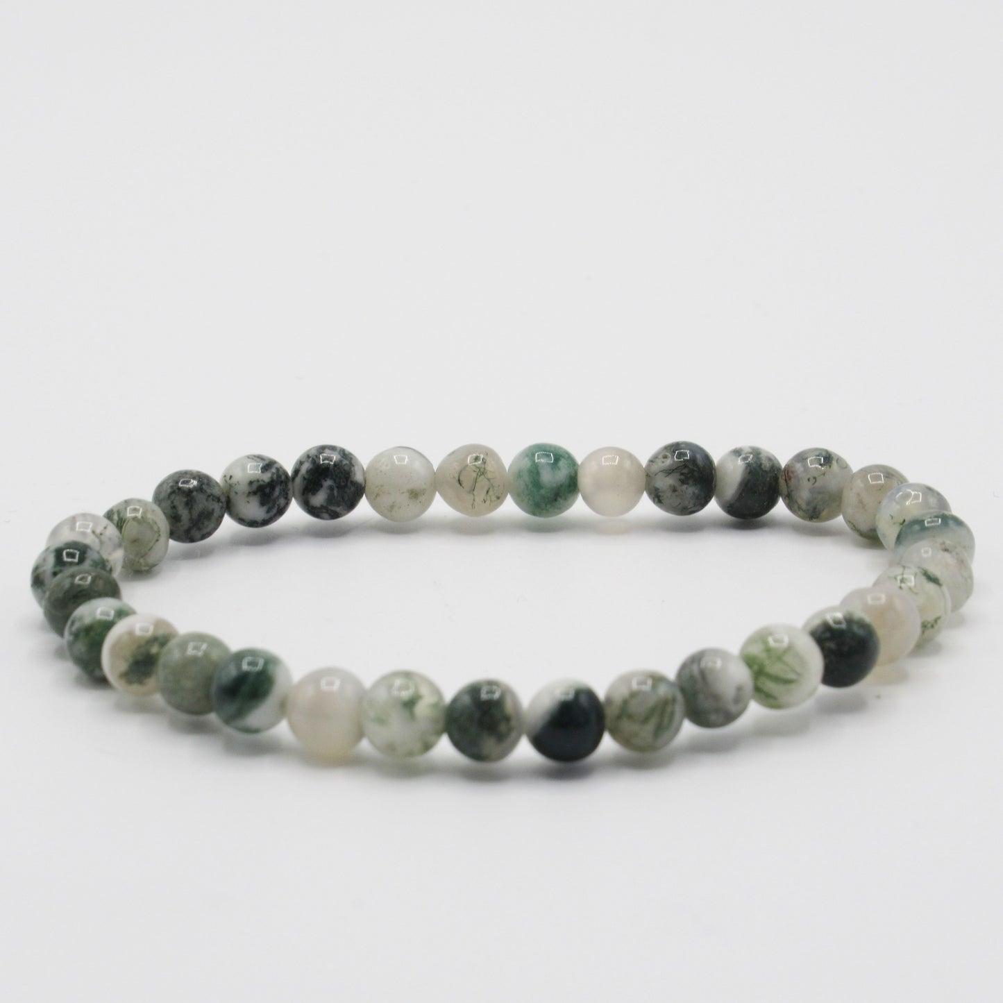 Bracelet Agate Arbre Femme/Homme en pierres naturelles - 6 mm Permet de se reconnecter à la nature et vous aide à apprécier la beauté de votre environnement. Parfaite pour les personnes qui ont besoin de se ressourcer ainsi que pour les personnes qui travaillent dans le milieu de l'agriculture.