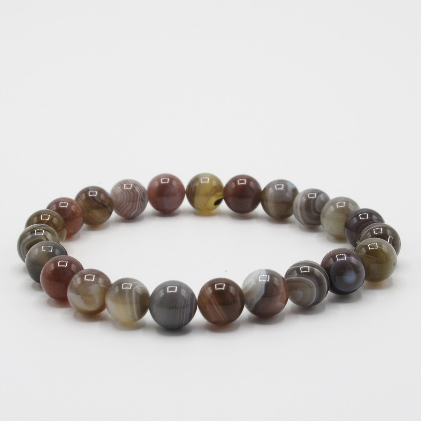 Bracelet Agate du Botswana Femme/Homme en pierres naturelles