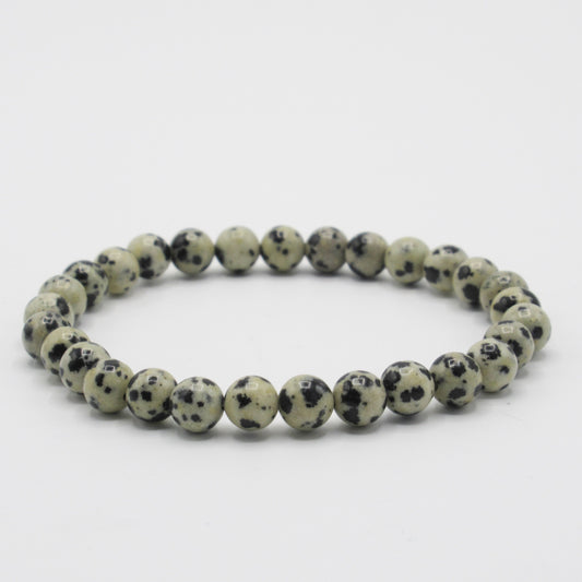Bracelet Jaspe Dalmatien Femme/Homme en pierres naturelles  https://monjolicaillou.fr/products/bracelet-jaspe-dalmatien-femme-homme-en-pierres-naturelles