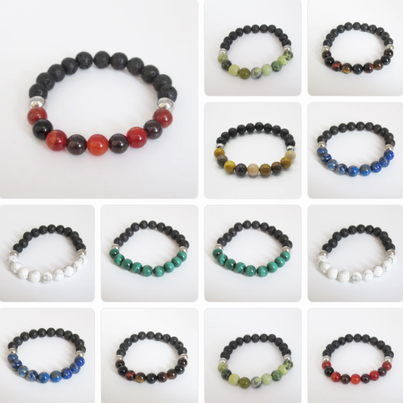 Bracelet Homme en pierres naturelles et pierres de lave - Lithothérapie… https://monjolicaillou.fr/products/bracelet-homme-en-pierres-naturelles-et-pierres-de-lave-lithotherapie
