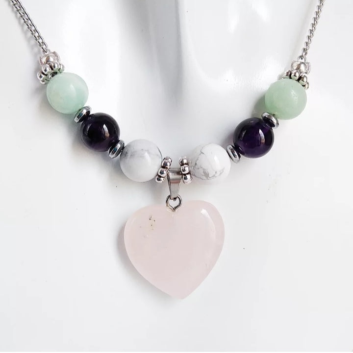 Collier en pierre naturelle - anti stress et angoisse Femme