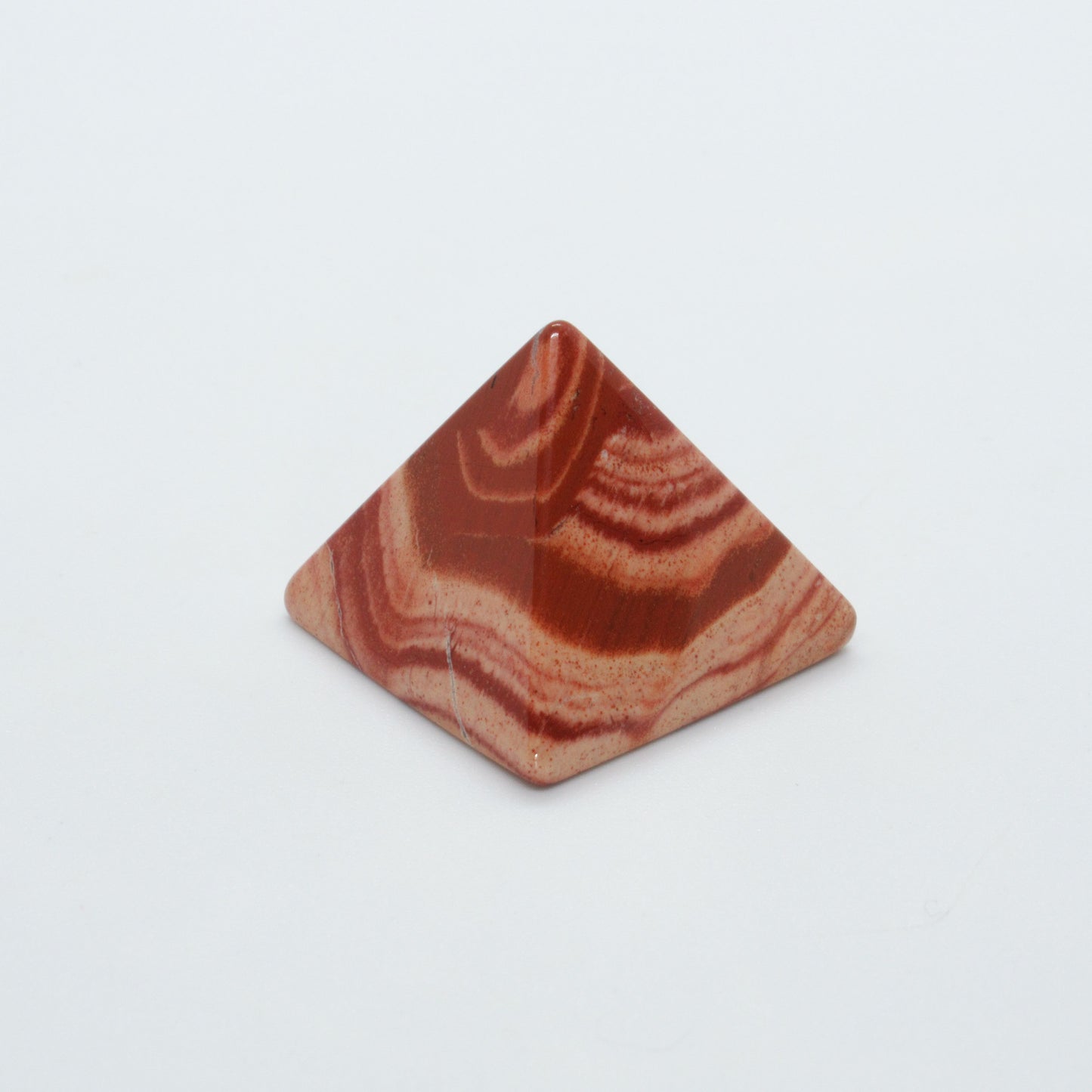 Figurine - Pyramide - Jaspe Rouge 3x3cm