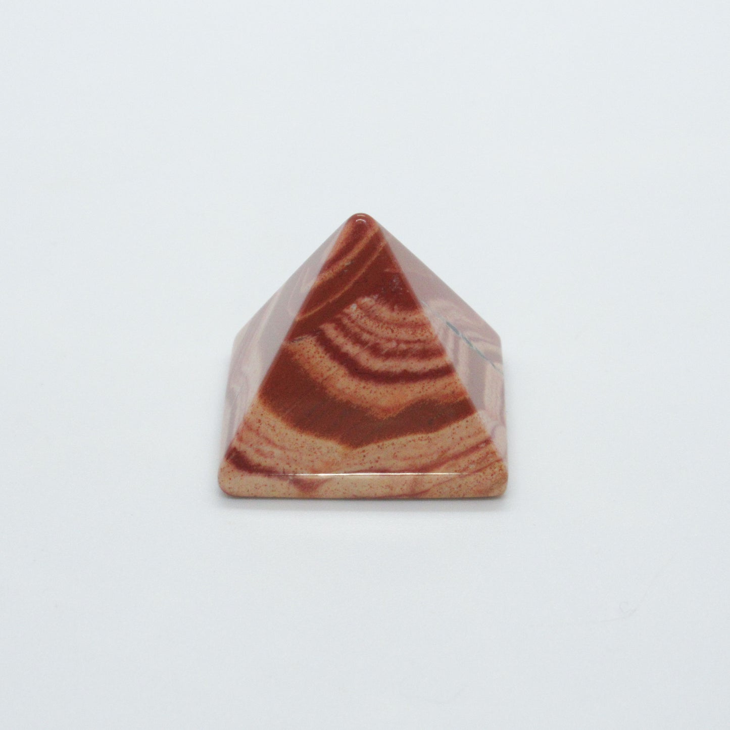 Figurine - Pyramide - Jaspe Rouge 3x3cm