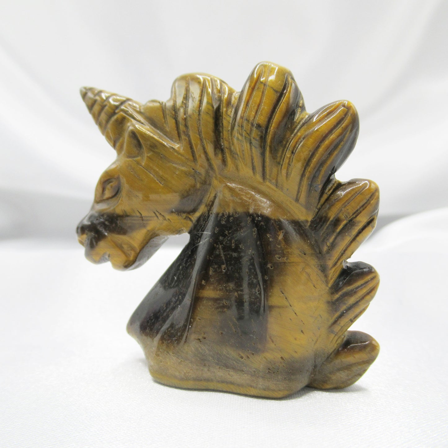Figurine - Licorne - Oeil de tigre - 50 mm