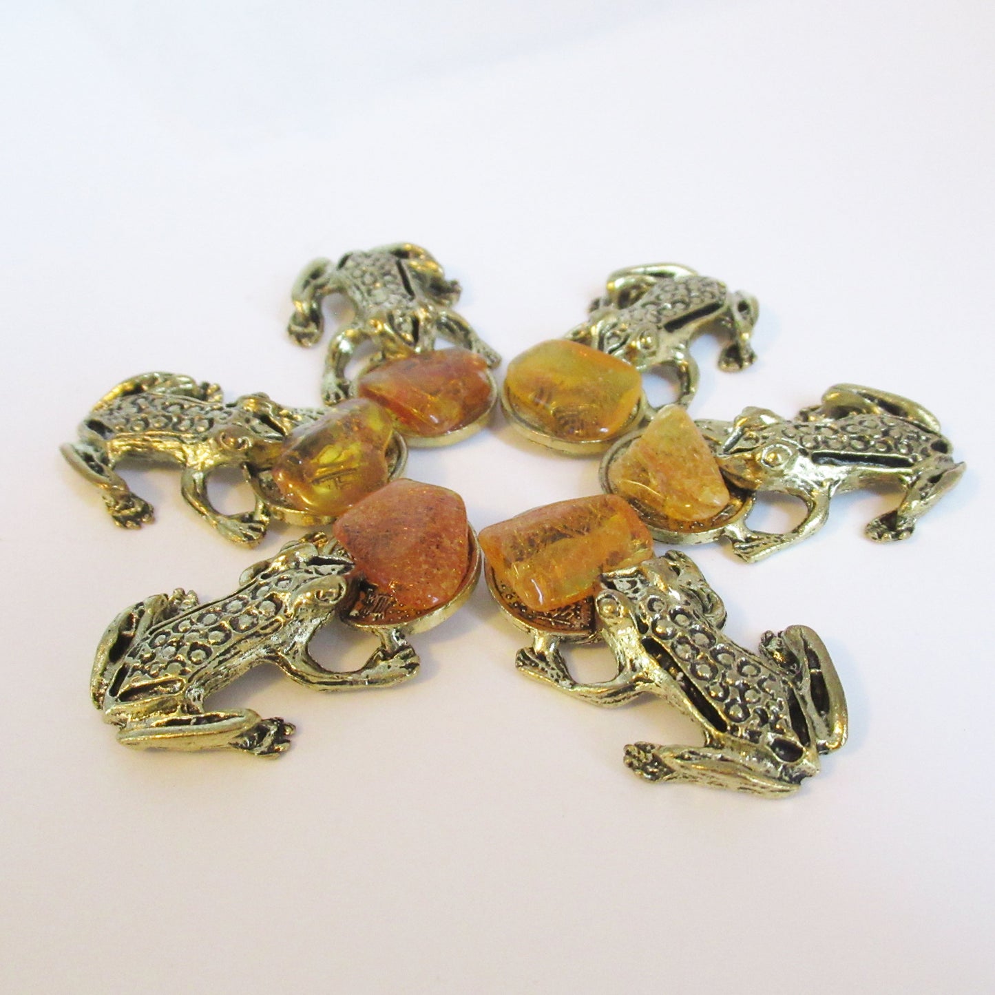 Grenouille de l'Abondance - Ambre