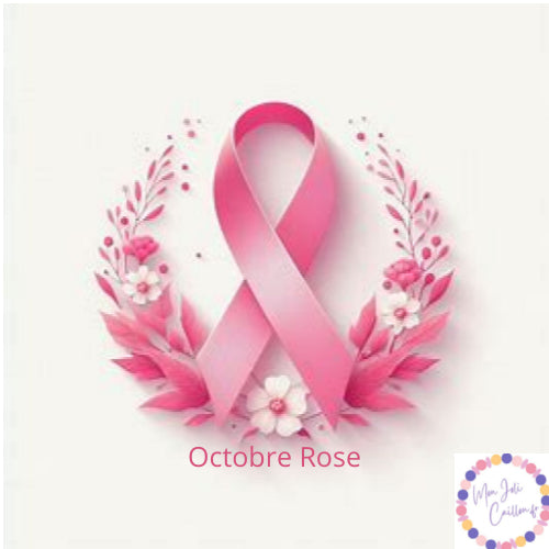 Collection en pierre naturelle - Octobre rose - Bracelet - Collier - Boucles d'oreilles