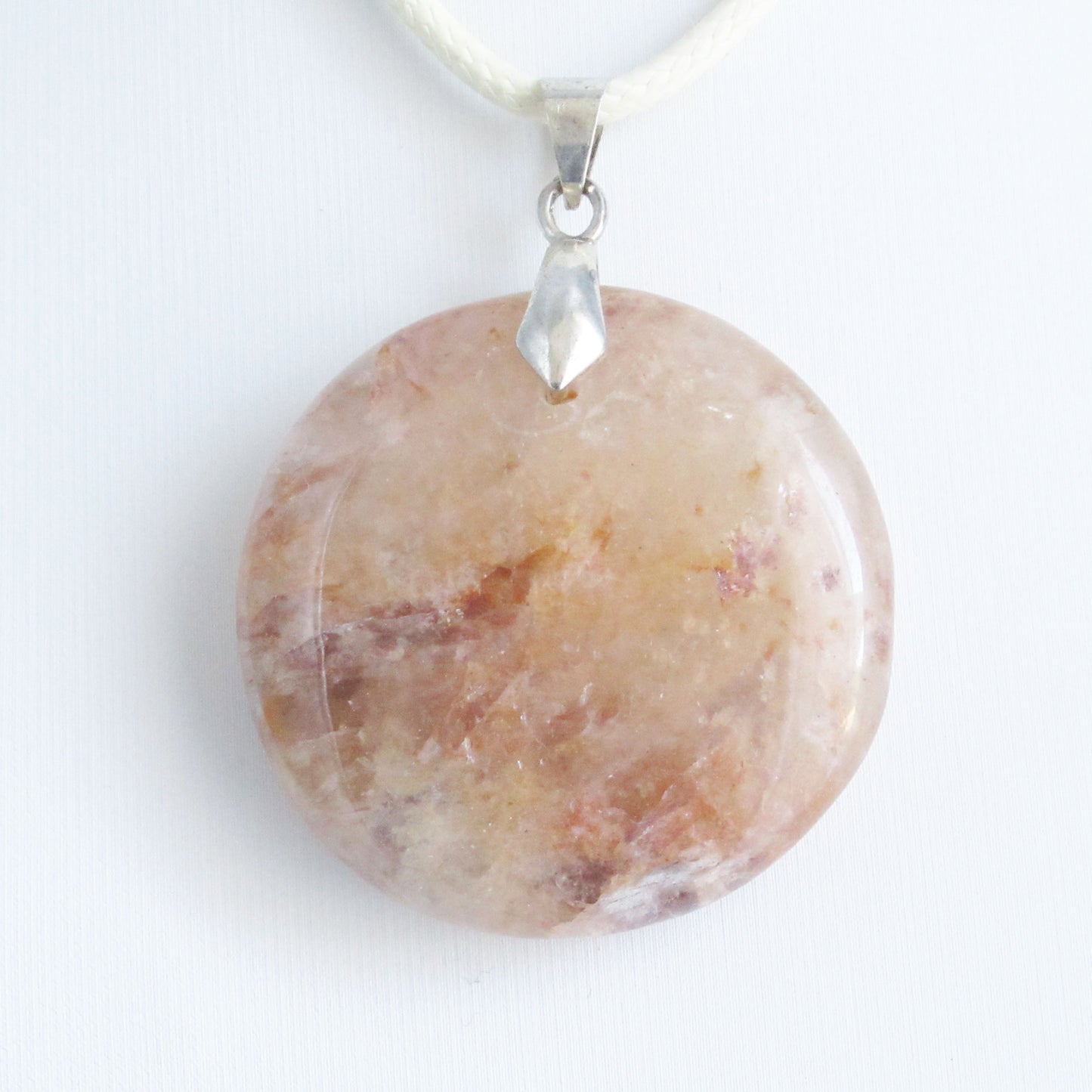 Pendentif en pierre naturelle - Aventurine Jaune