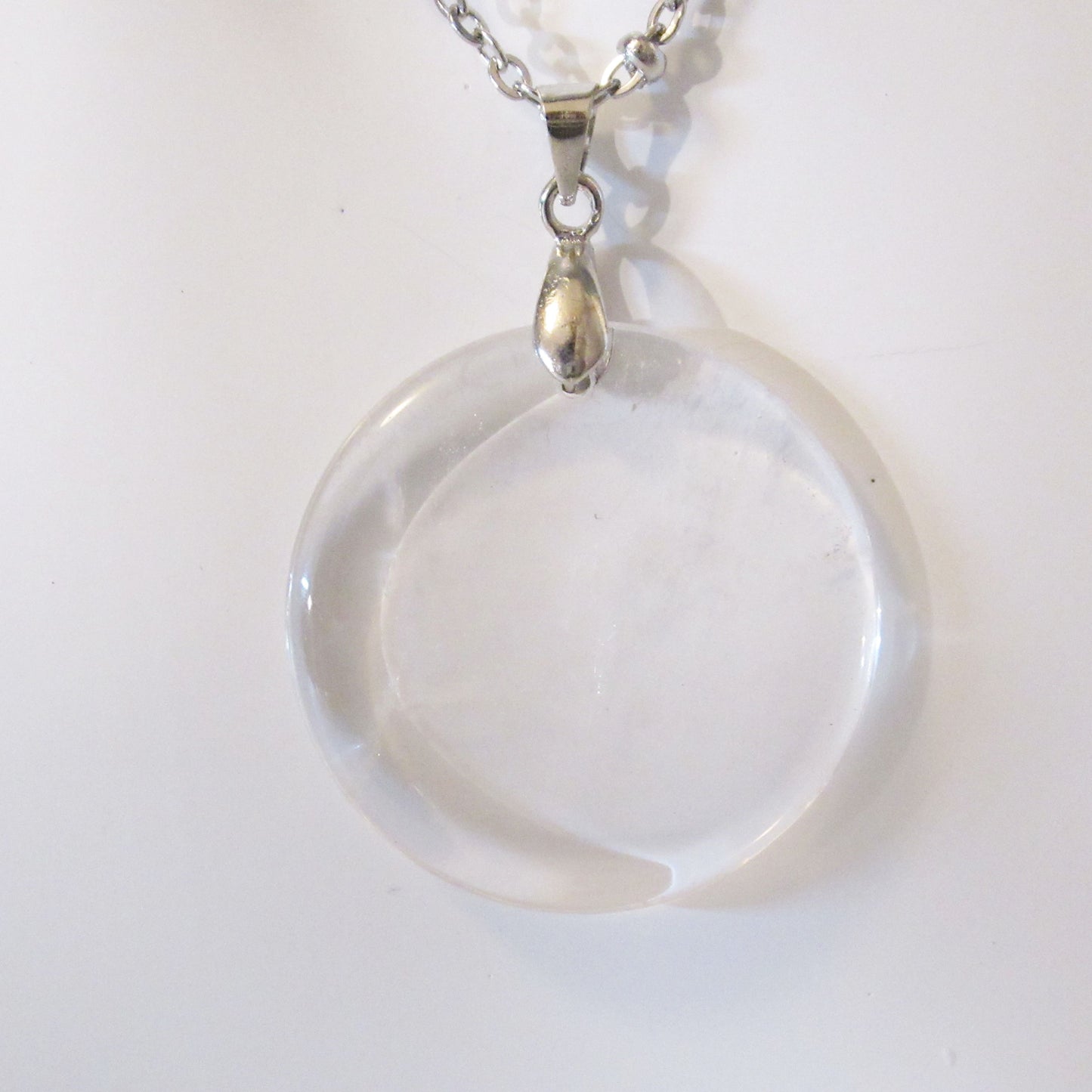 Pendentif Rond Femme/Homme en pierres naturelles - 30 mm