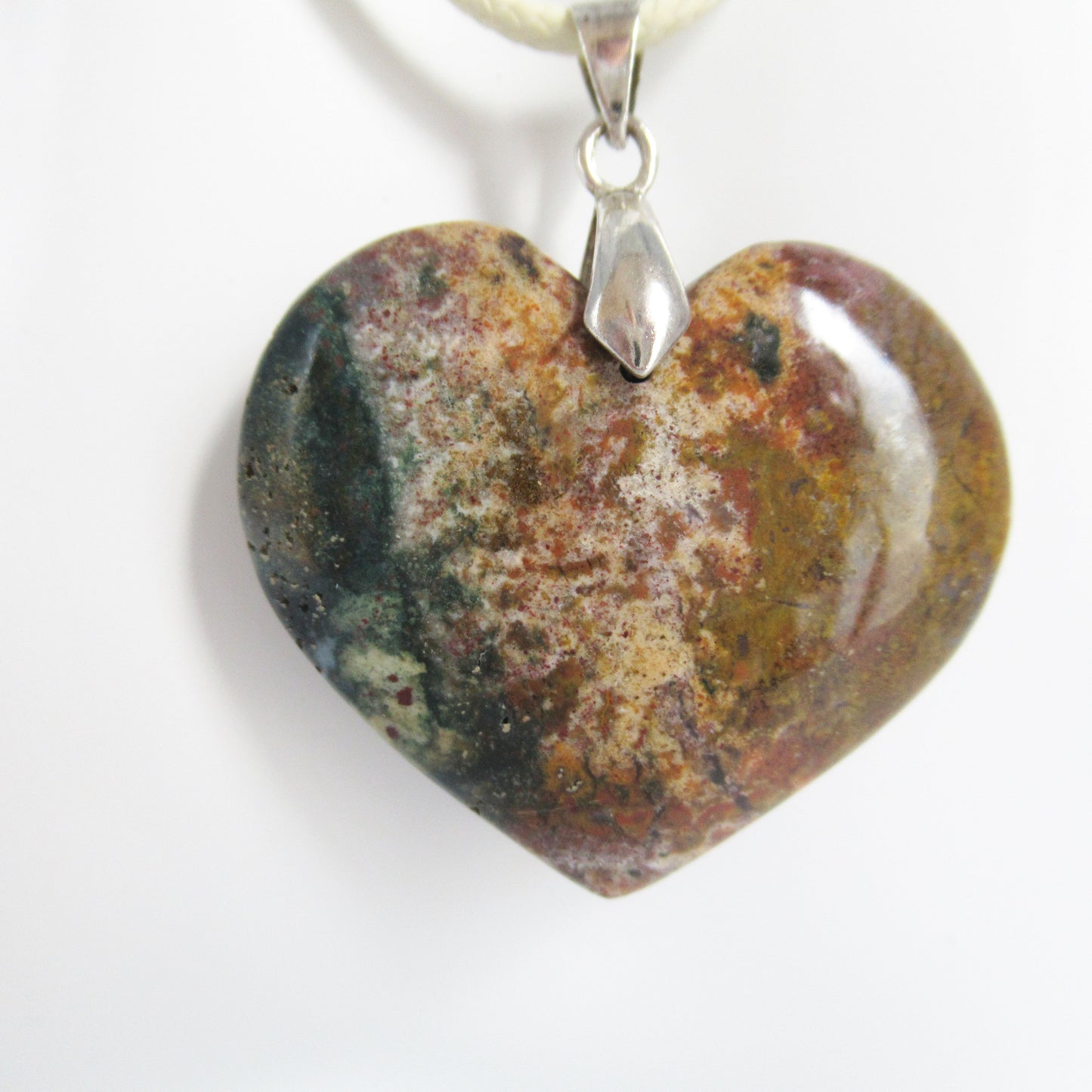 Pendentif Jaspe Orbiculaire