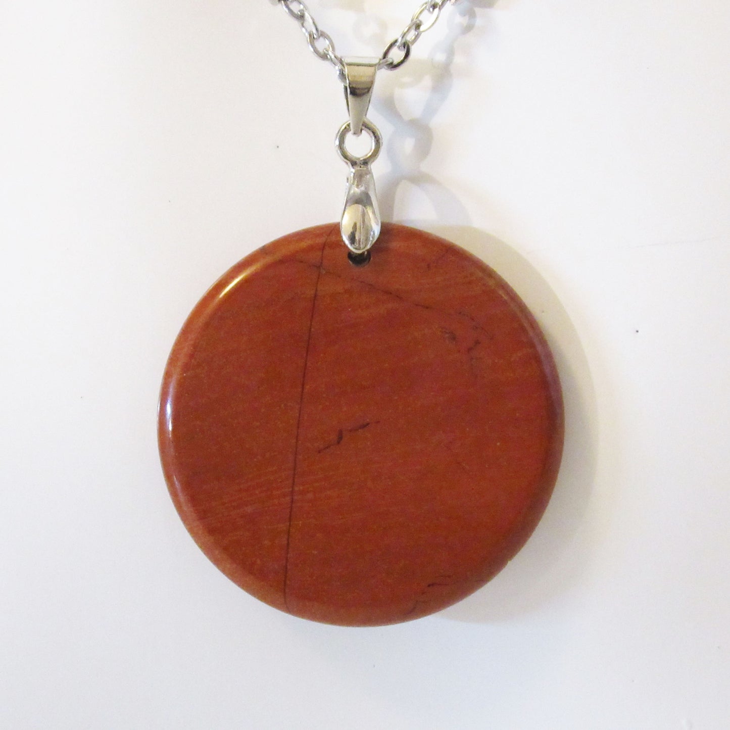 Pendentif Rond Femme/Homme en pierres naturelles - 30 mm