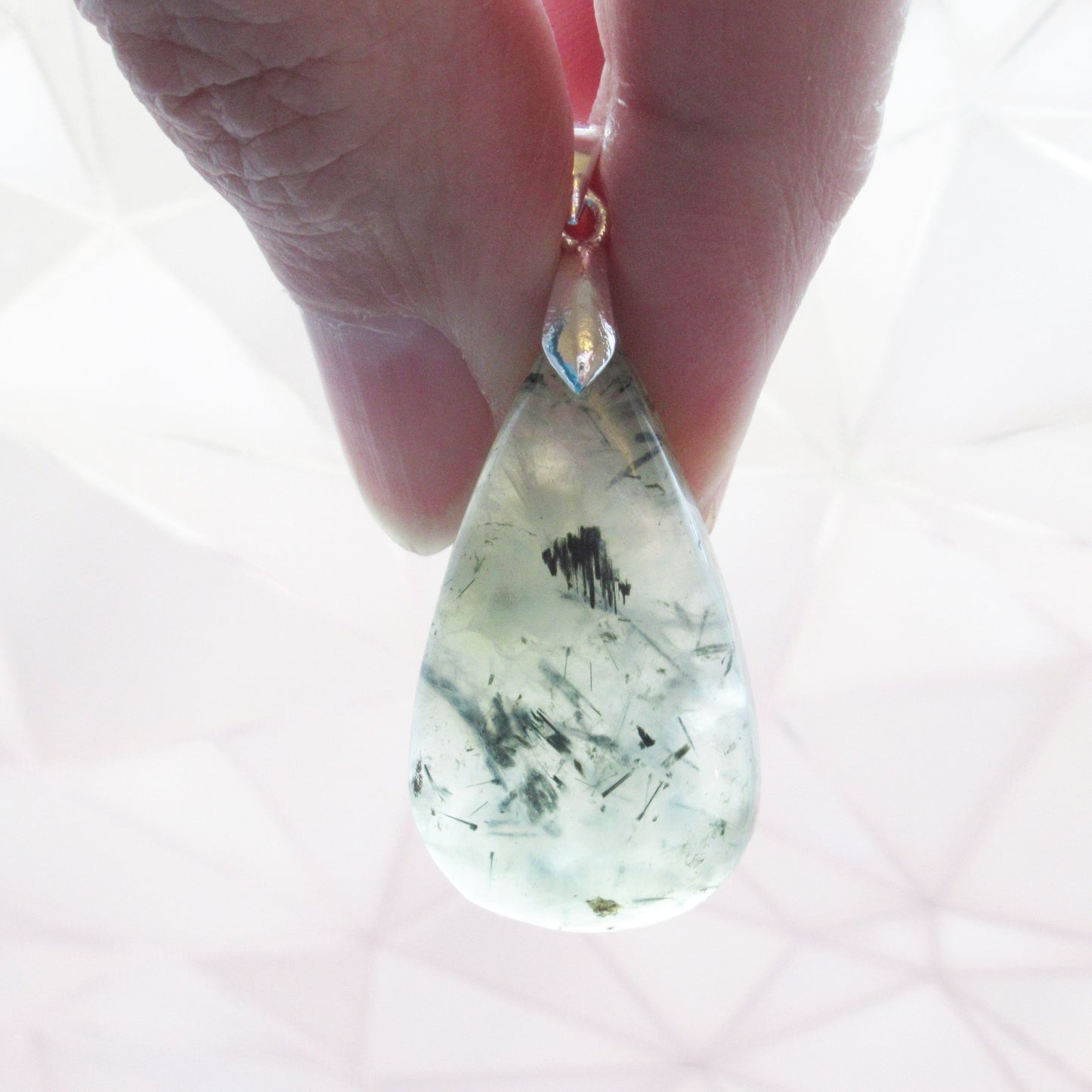 Pendentif Préhnite