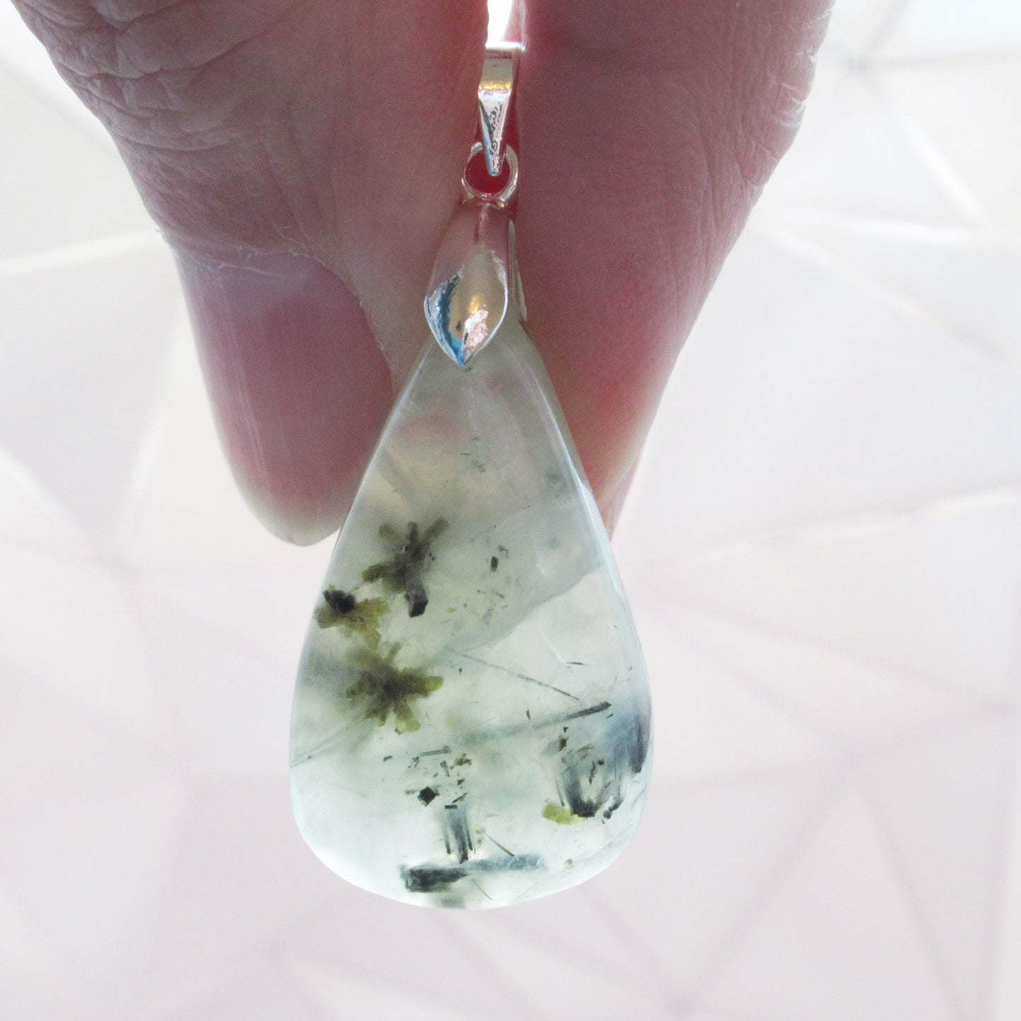 Pendentif Préhnite