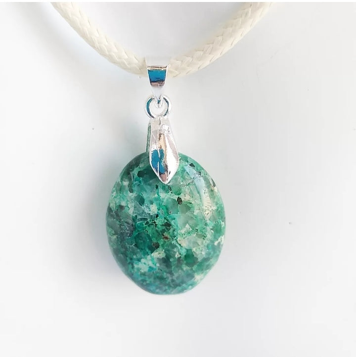 Pendentif en pierre naturelle - Chrysocolle