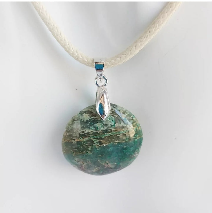 Pendentif en pierre naturelle - Chrysocolle