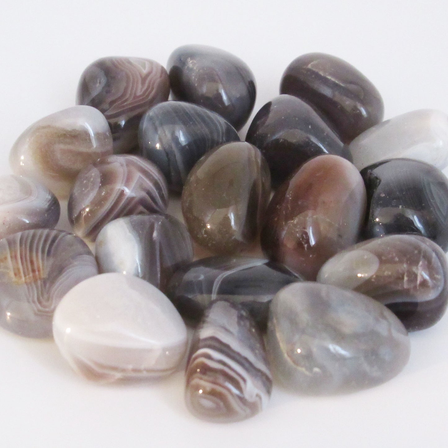 Pierre Roulée Agate du Botswana