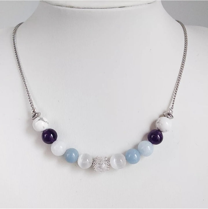 Collier en pierre naturelle - Sommeil pour dormir Femme