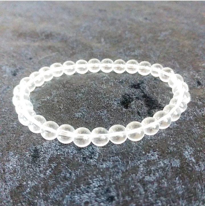Bracelet Cristal de Roche Femme/Homme en pierres naturelles