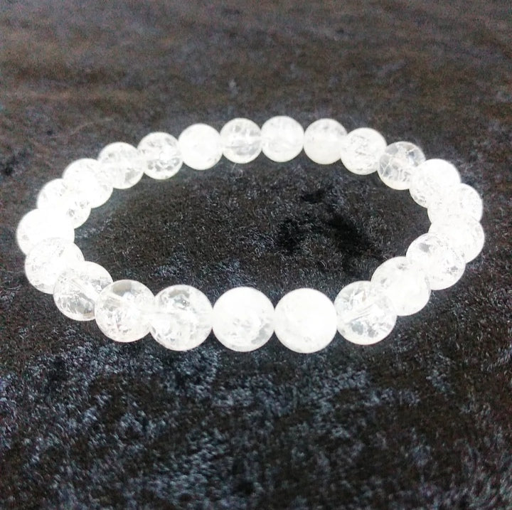Bracelet Cristal de Roche Femme/Homme en pierres naturelles