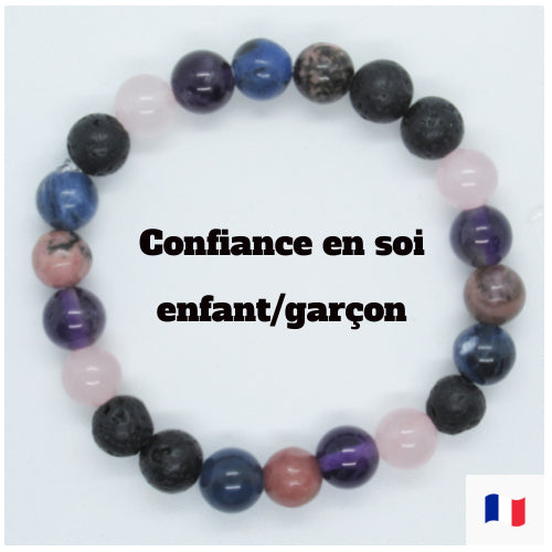 Bracelet confiance en soi Femme/Homme/Enfant en pierres naturelles Faites le plein de confiance pour aborder les changements dans votre vie avec ce bracelet lithothérapie pierre confiance en soi. Vous êtes dans une situation difficile de votre vie et vous manquez de confiance en vous ? Vous êtes étudiant ou sur le point de passer des examens ? Vous avez l'impression que vous n'allez p
