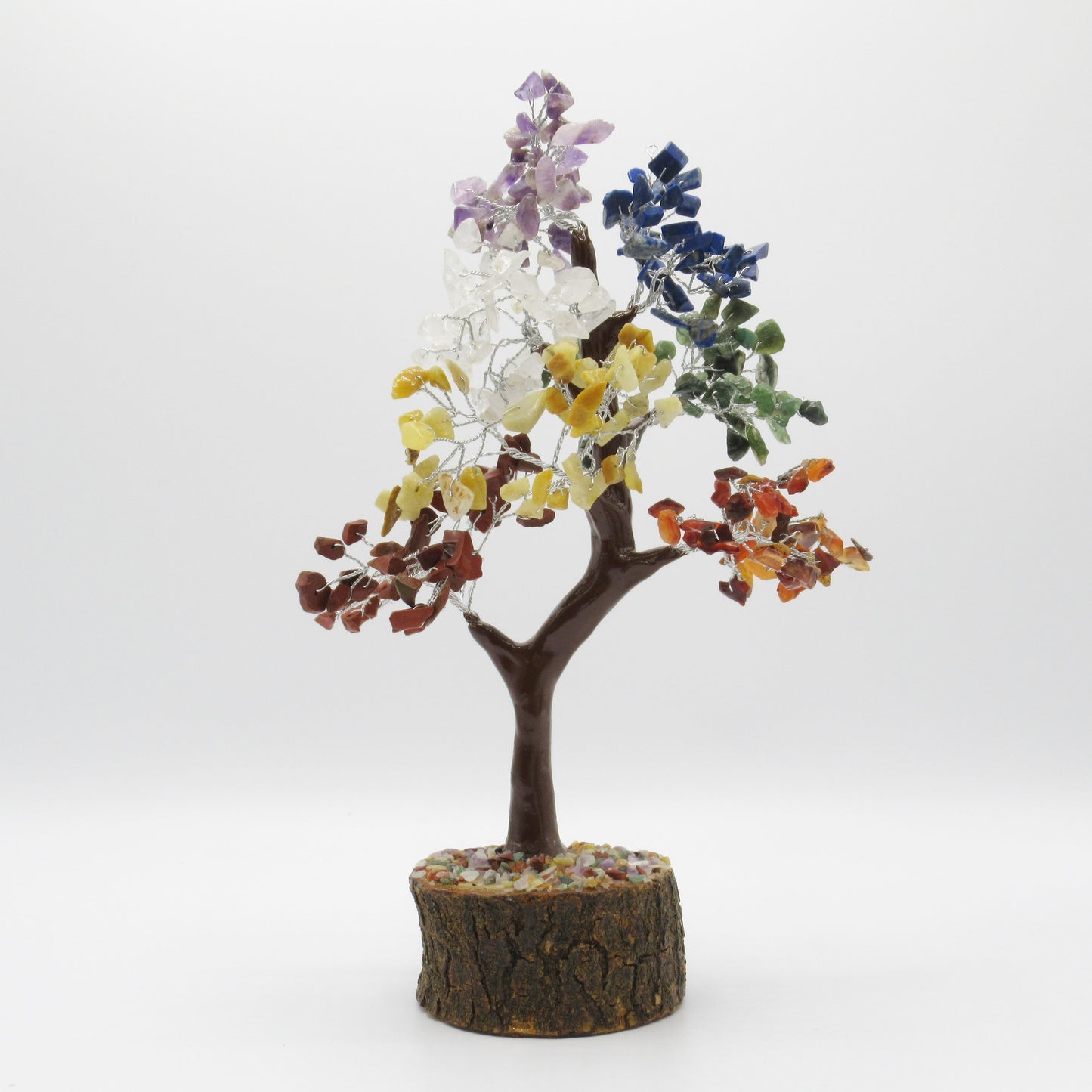 Arbre de vie des 7 chakras en pierres naturelles