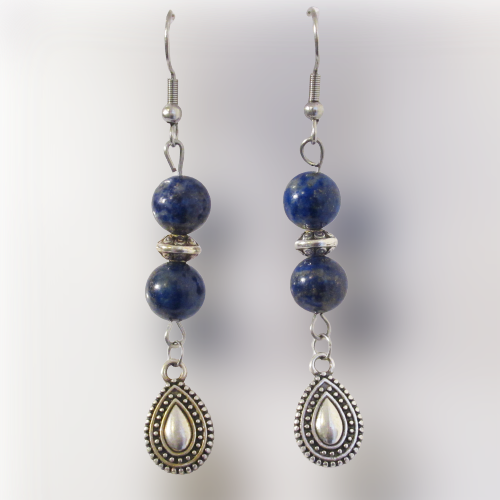 Boucles d'Oreilles - Lapis Lazuli - Goutte