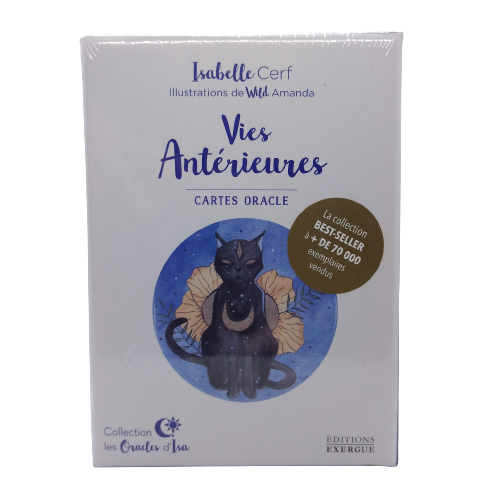 Monjolicaillou.fr - ORACLE - Vies Antérieures https://monjolicaillou.fr/products/oracle-vies-anterieures Isabelle Cerf. Dans ce coffret, tu découvriras 42 cartes magnifiquement illustrées accompagnées d'un livre pour obtenir des informations précieuses sur tes vies antérieures, sur tes expériences passées et sur tes relations karmiques. Tu pourras entrer en contact avec tes