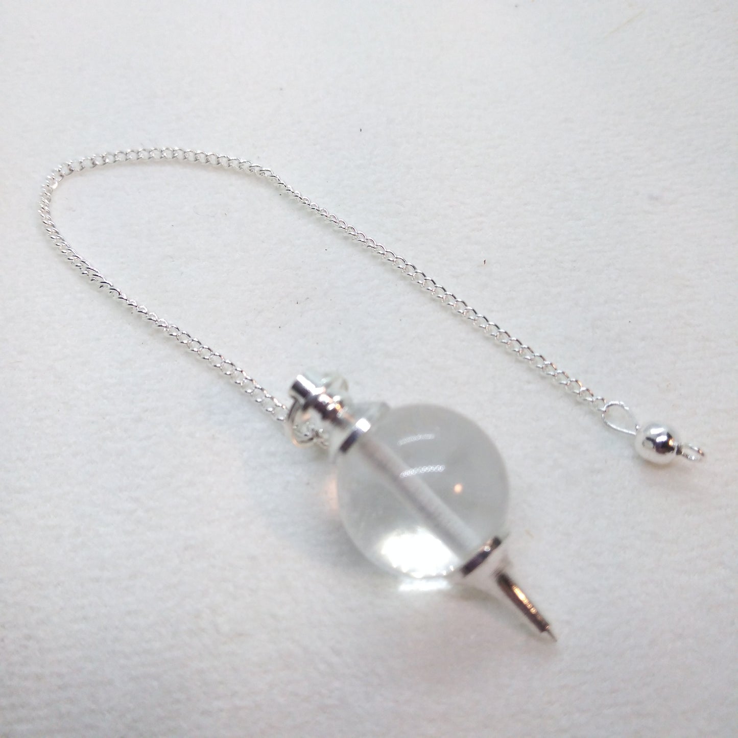 Pendule Boule Cristal de Roche