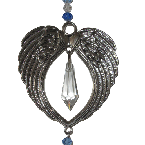 monjolicaillou.fr suncatcher ailes d'anges feng shui attrape soleil capteur de soleil arc en ciel