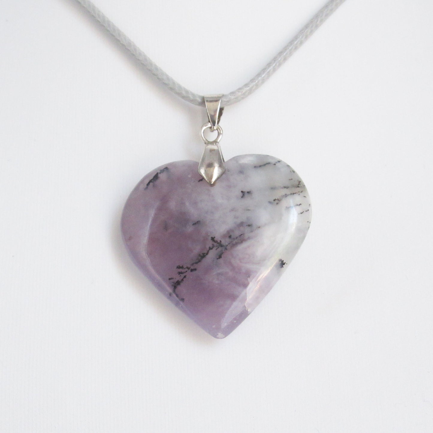 Pendentif en pierre naturelle - Opale Violette