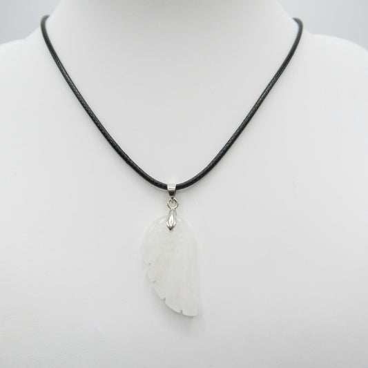 Pendentif en pierre naturelle - Ailes d'Anges