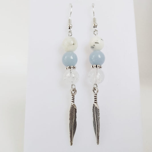 Boucles d'oreilles en pierres naturelles - Spiritualité Eveil spirituel Femme