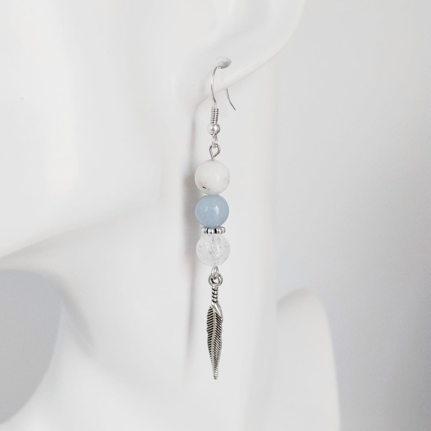 Boucles d'oreilles en pierres naturelles - Spiritualité Eveil spirituel Femme