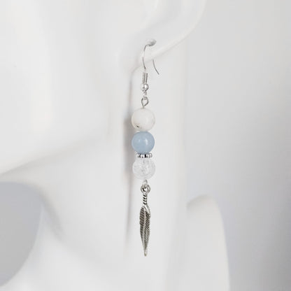 Boucles d'oreilles en pierres naturelles - Spiritualité Eveil spirituel Femme