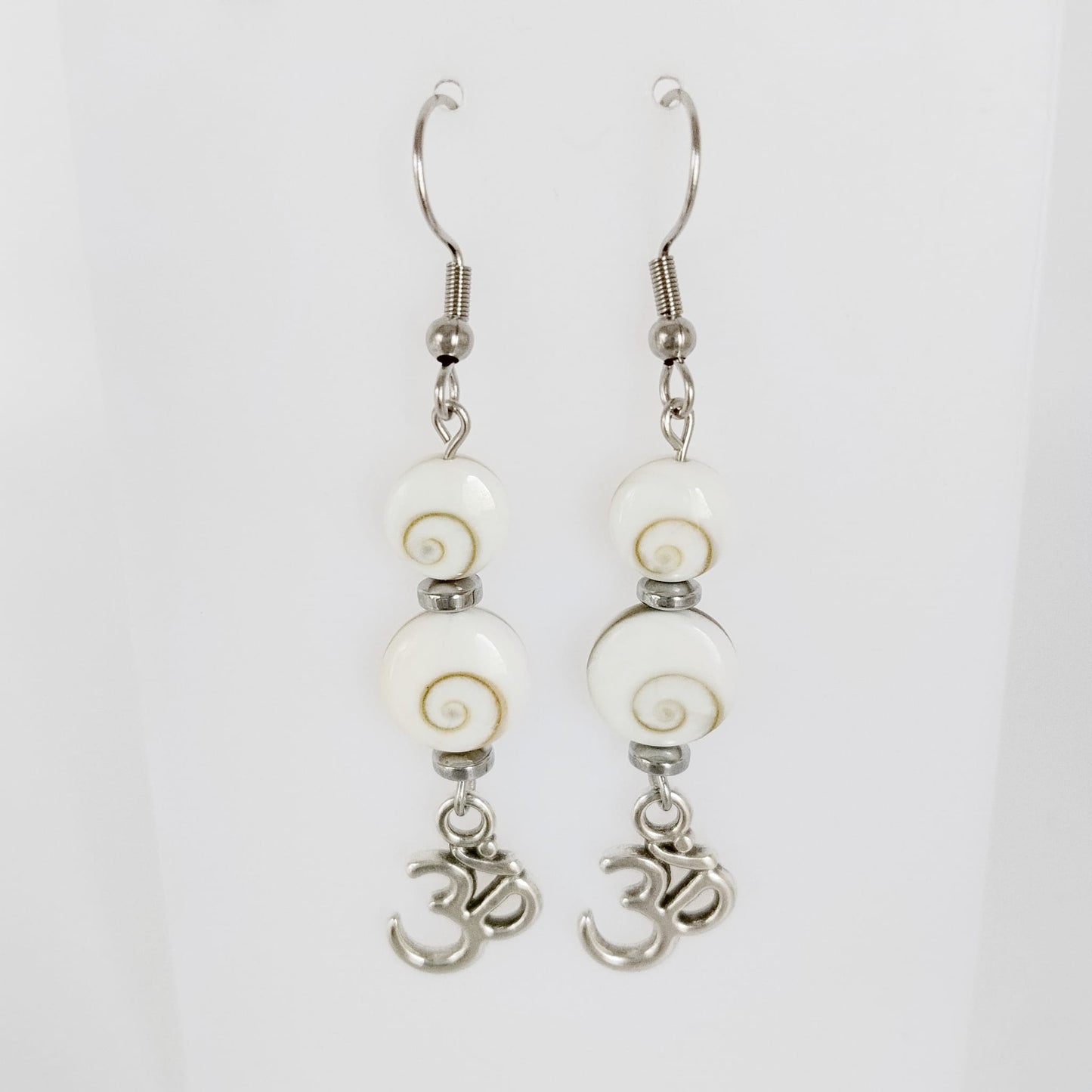 Boucles d'oreilles en pierres naturelles - Oeil de Sainte Lucie