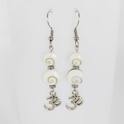Boucles d'oreilles en pierres naturelles - Oeil de Sainte Lucie