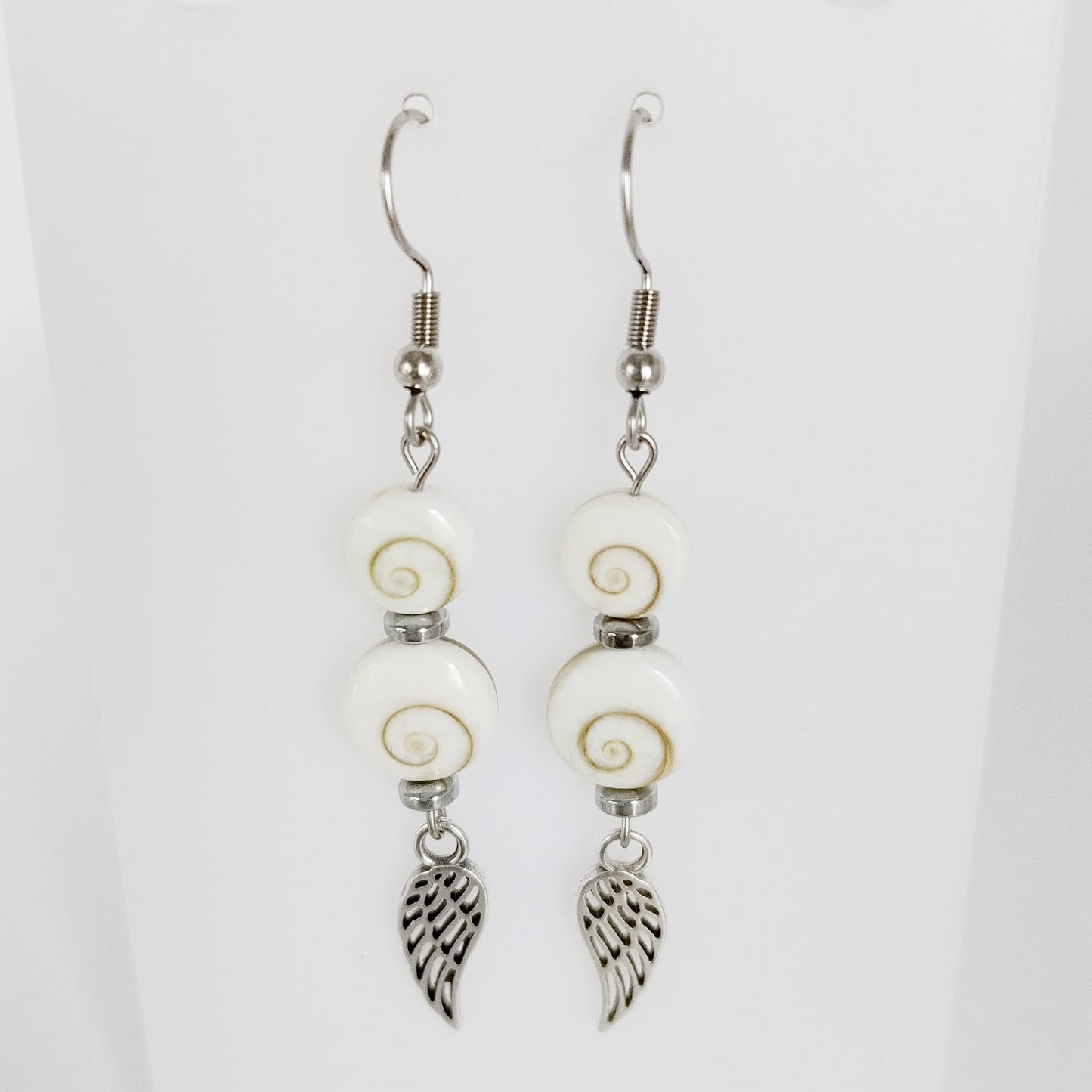 Boucles d'oreilles en pierres naturelles - Oeil de Sainte Lucie