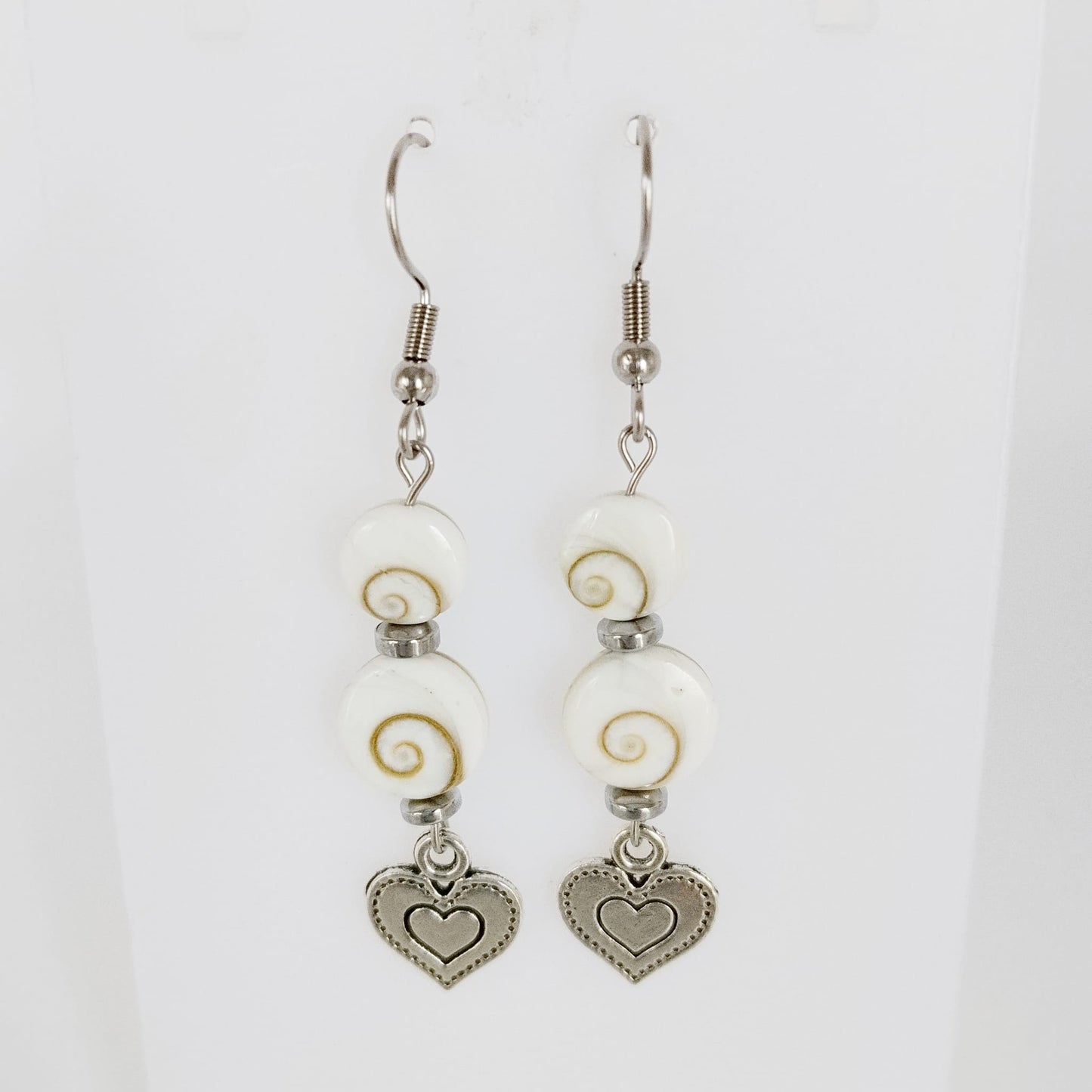 Boucles d'oreilles en pierres naturelles - Oeil de Sainte Lucie