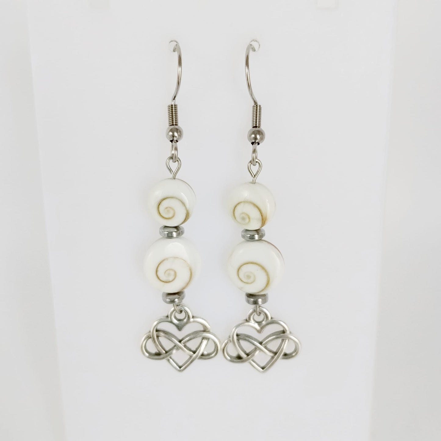 Boucles d'oreilles en pierres naturelles - Oeil de Sainte Lucie