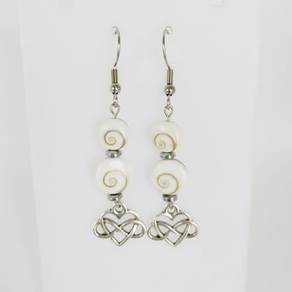 Boucles d'oreilles en pierres naturelles - Oeil de Sainte Lucie